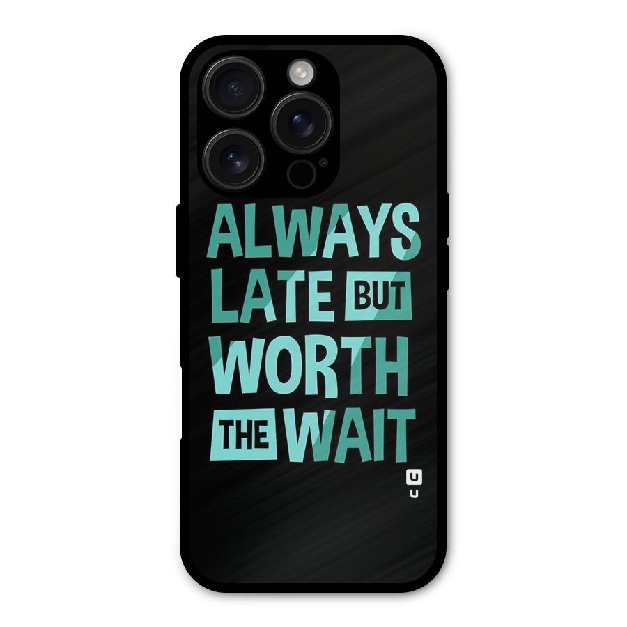 Worth the Wait Shockproof Hybrid Protection (Metal + TPU) Back Case Cover