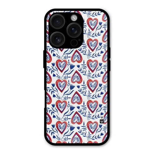 Wrapping Hearts Pattern Shockproof Hybrid Protection (Metal + TPU) Back Case Cover CoversCart