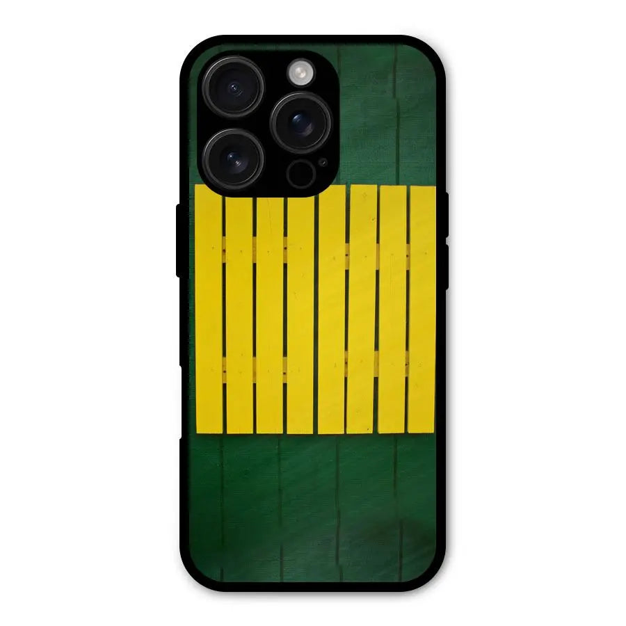 Yellow Fence Shockproof Hybrid Protection (Metal + TPU) Back Case Cover CoversCart