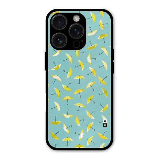 Yellow Umbrella Pattern Shockproof Hybrid Protection (Metal + TPU) Back Case Cover CoversCart