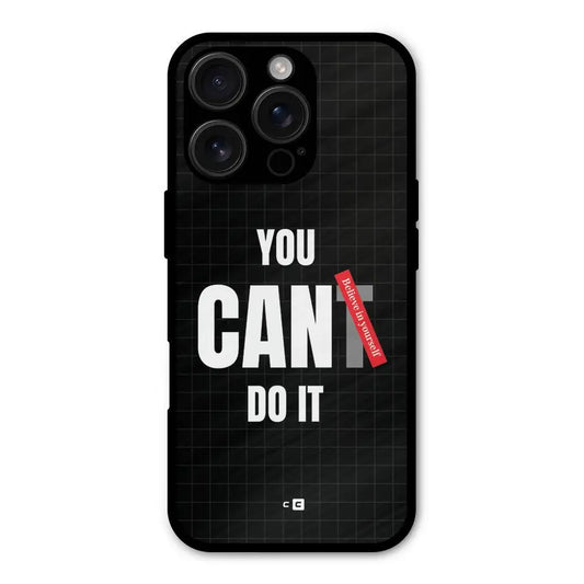 You Can Do It Shockproof Hybrid Protection (Metal + TPU) Back Case Cover CoversCart