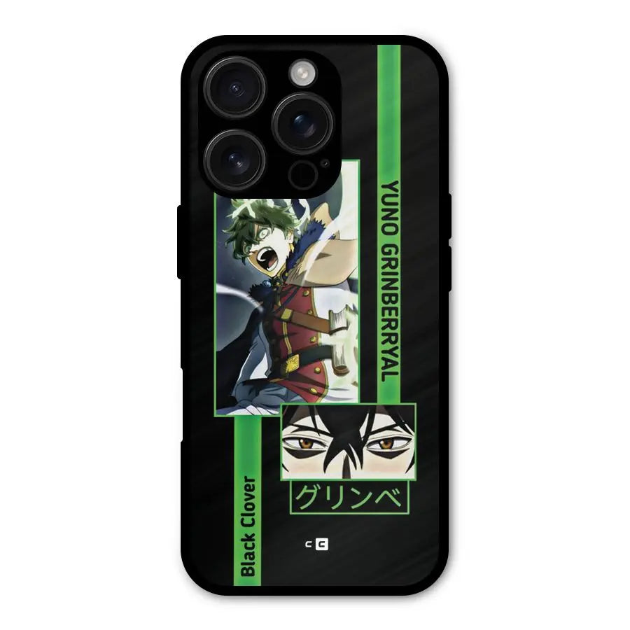 Yuno Black Clover Shockproof Hybrid Protection (Metal + TPU) Back Case Cover CoversCart