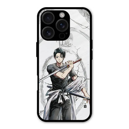 Yuta With Katana Shockproof Hybrid Protection (Metal + TPU) Back Case Cover CoversCart