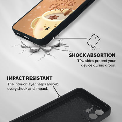 A Little Chai Shockproof Hybrid Protection (Metal + TPU) Back Case Cover