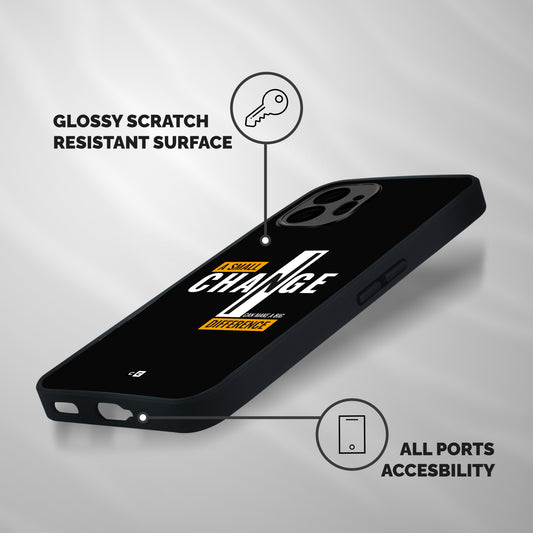 A Small Change Shockproof Hybrid Protection (Metal + TPU) Back Case Cover