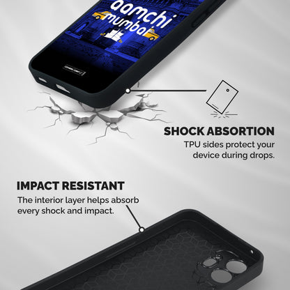 Aamchi Mumbai Shockproof Hybrid Protection (Metal + TPU) Back Case Cover