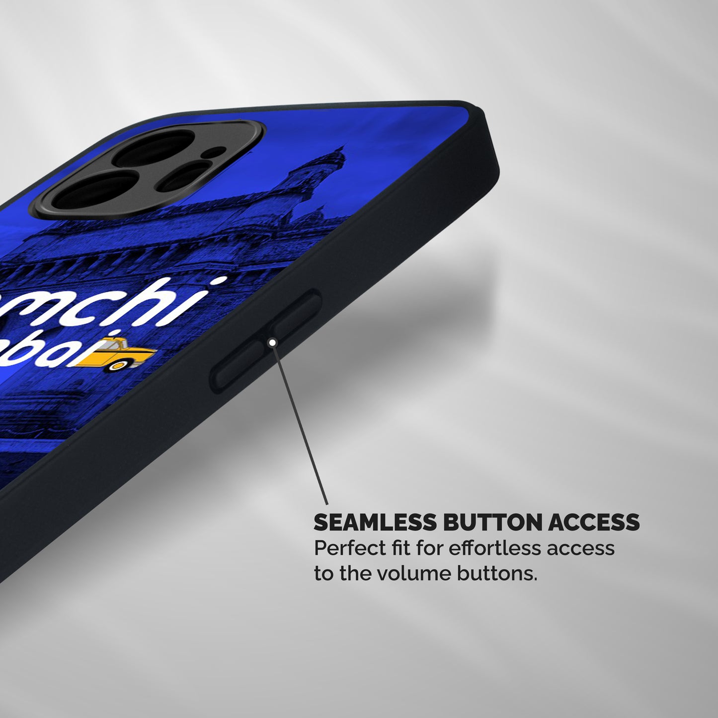 Aamchi Mumbai Shockproof Hybrid Protection (Metal + TPU) Back Case Cover