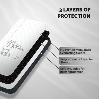 About Story Shockproof Hybrid Protection (Metal + TPU) Back Case Cover
