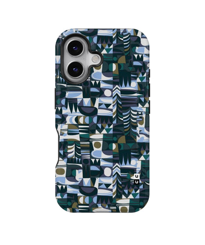 Abstract Blues MagSafe Bumper Case