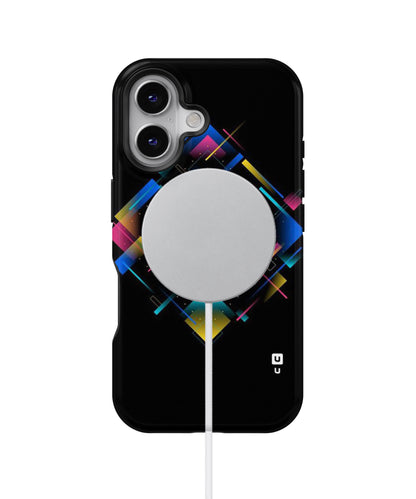 Abstract Clock MagSafe Bumper Case