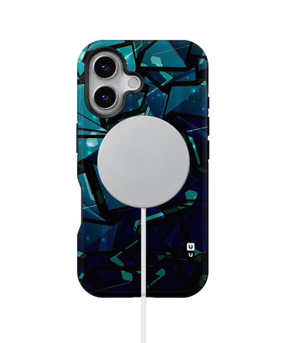 Abstract Glass Design MagSafe Bumper Case