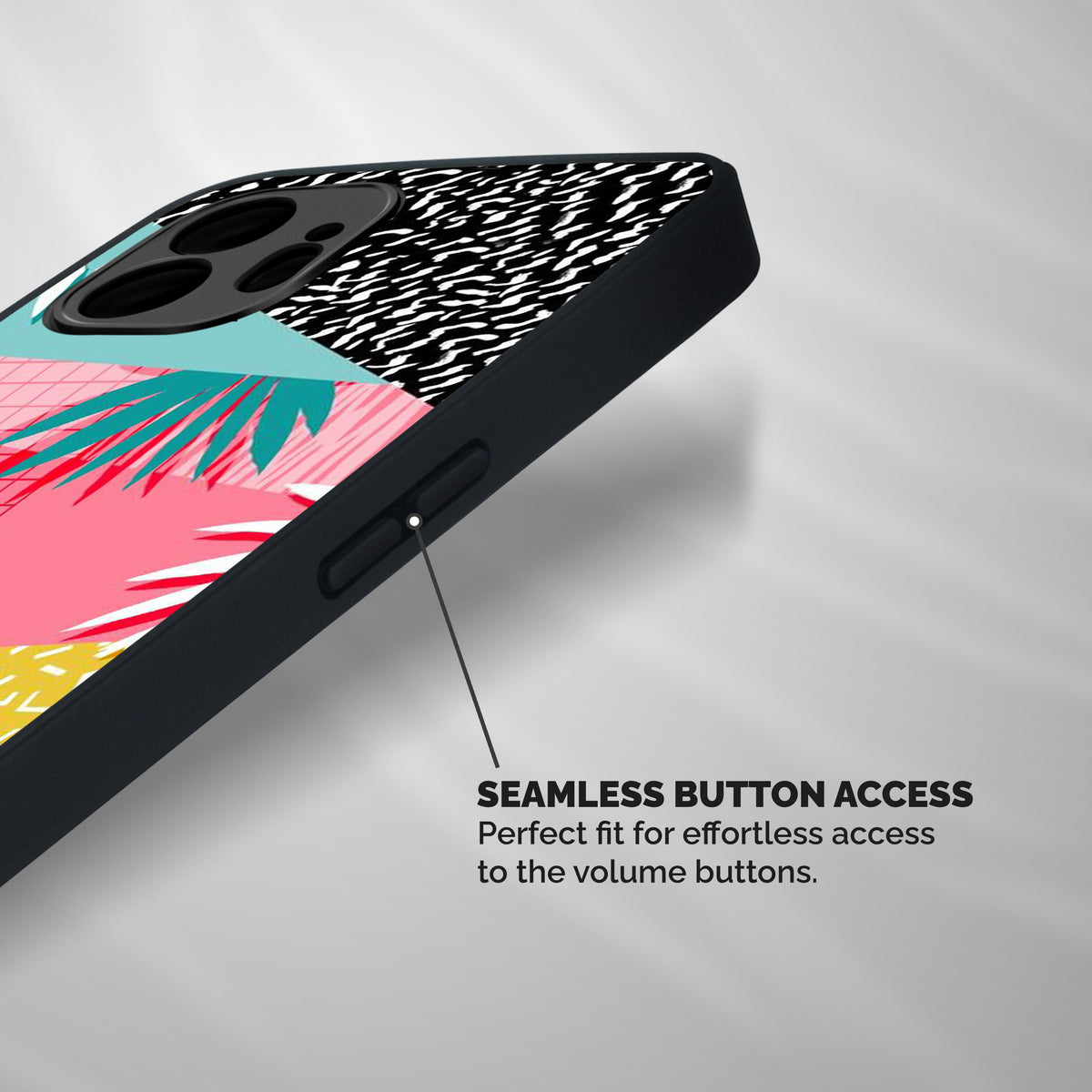 Abstract Grass Hues Shockproof Hybrid Protection (Metal + TPU) Back Case Cover