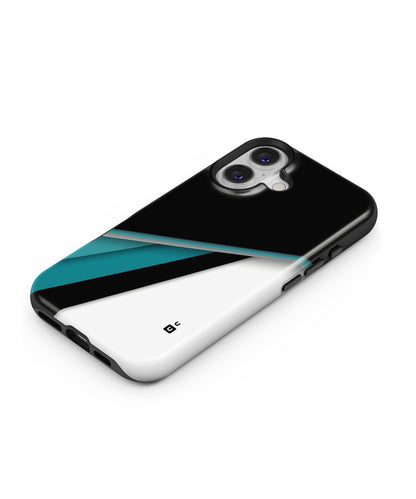 Abstract Lines of Blue MagSafe Bumper Case