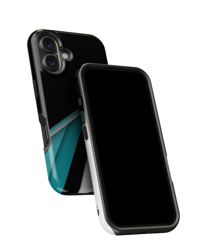 Abstract Lines of Blue MagSafe Bumper Case