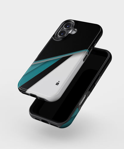 Abstract Lines of Blue MagSafe Bumper Case