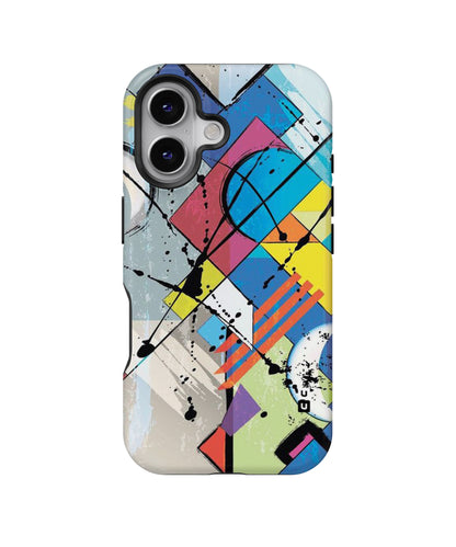 Abstract Paint Shape MagSafe Bumper Case