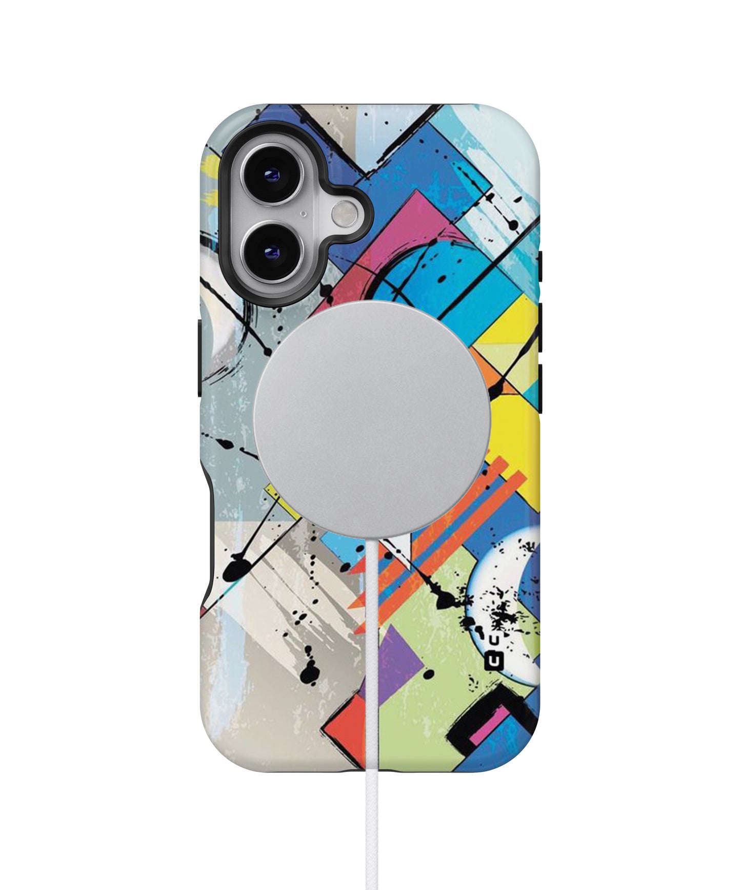 Abstract Paint Shape MagSafe Bumper Case