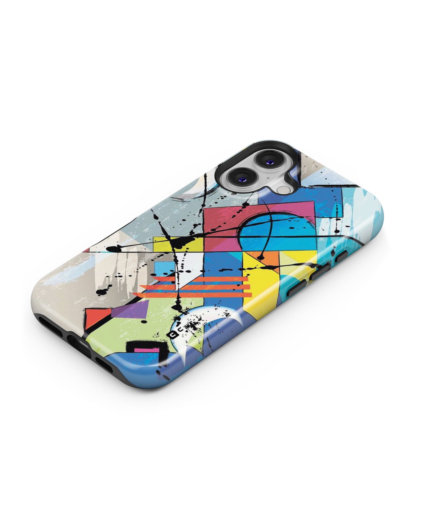 Abstract Paint Shape MagSafe Bumper Case