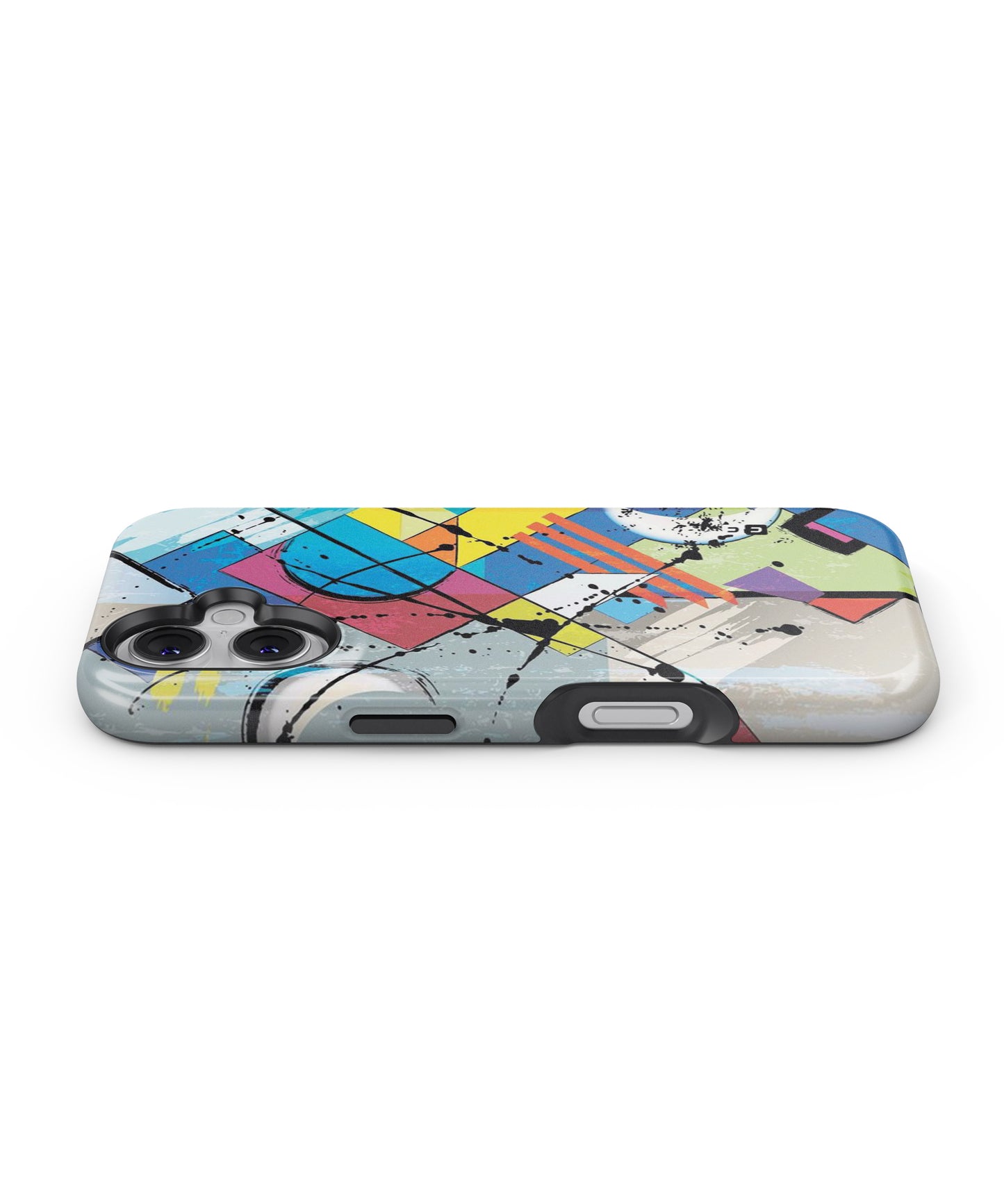 Abstract Paint Shape MagSafe Bumper Case