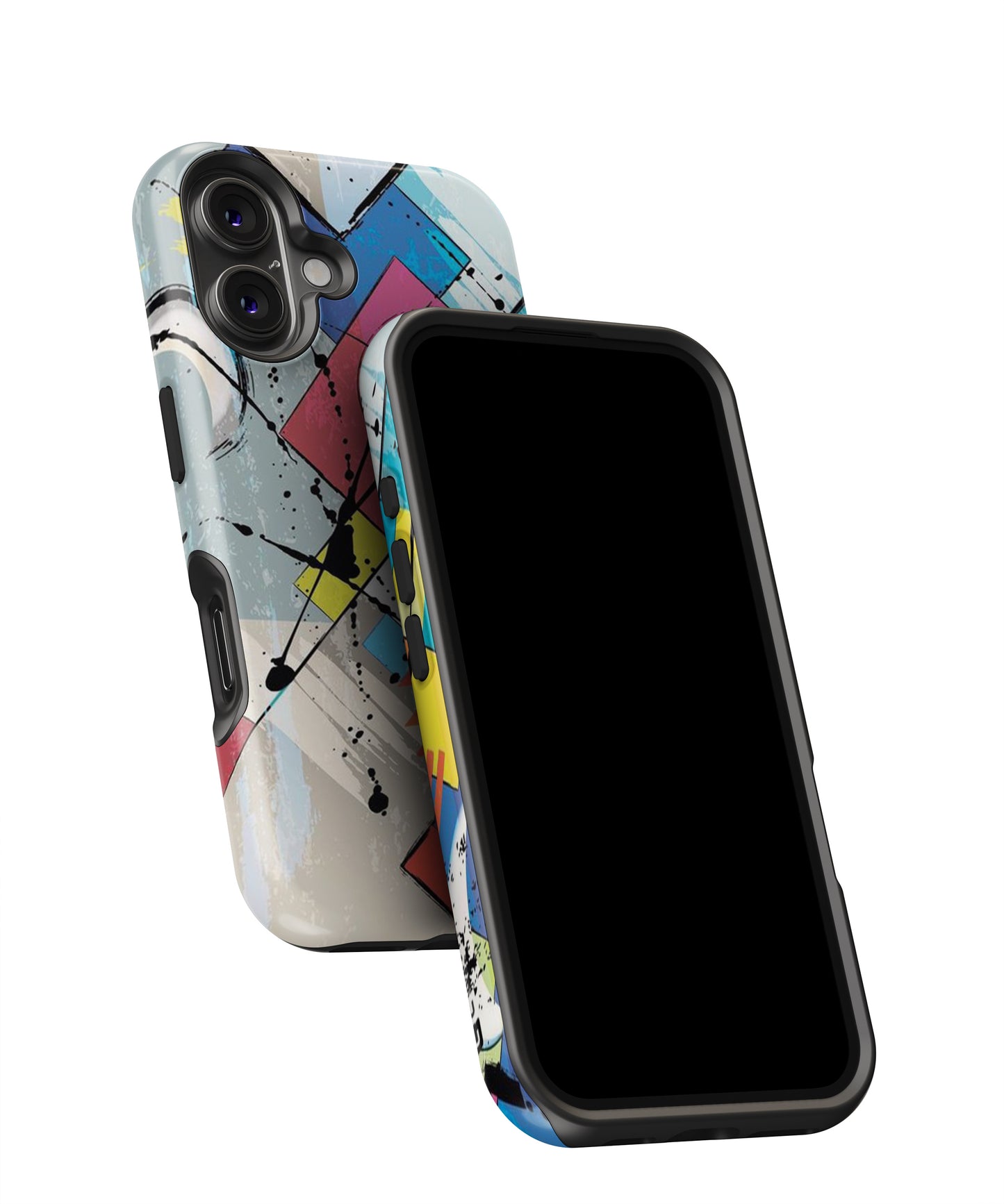 Abstract Paint Shape MagSafe Bumper Case