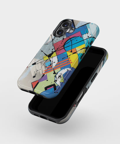 Abstract Paint Shape MagSafe Bumper Case