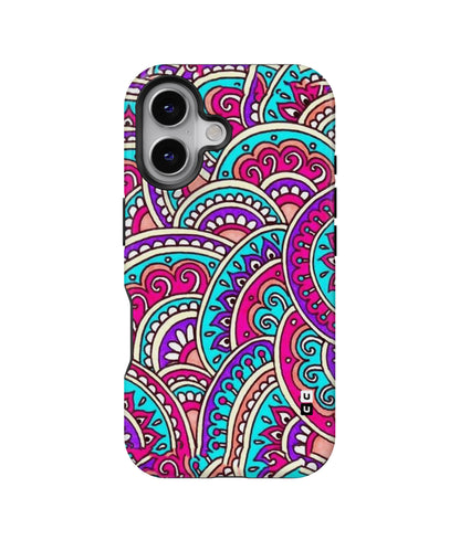 Abstract Rangoli Design MagSafe Bumper Case