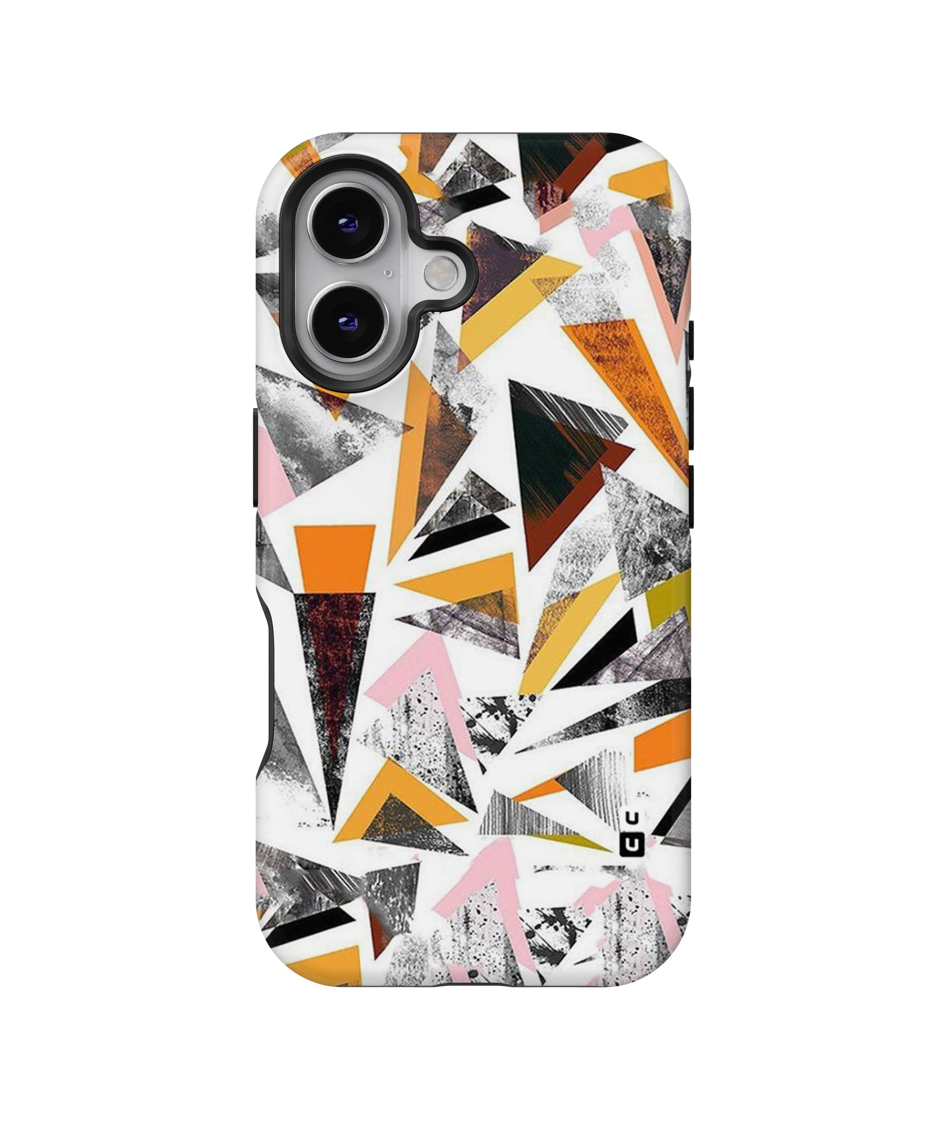 Abstract Sketchy Triangles MagSafe Bumper Case