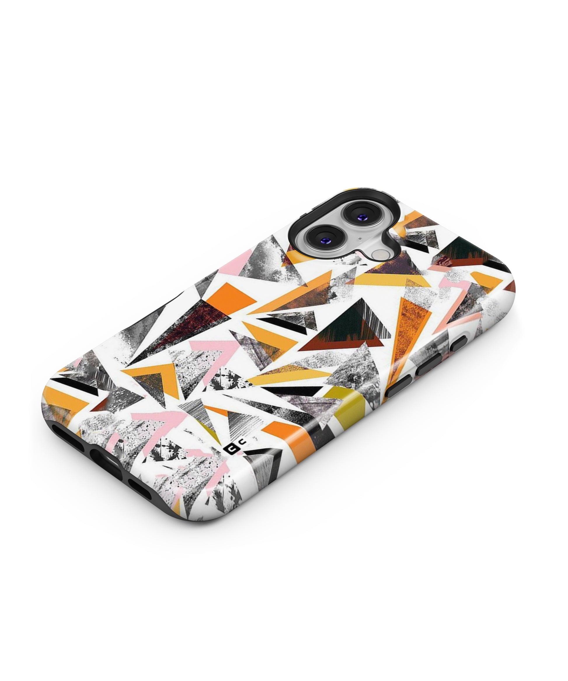 Abstract Sketchy Triangles MagSafe Bumper Case