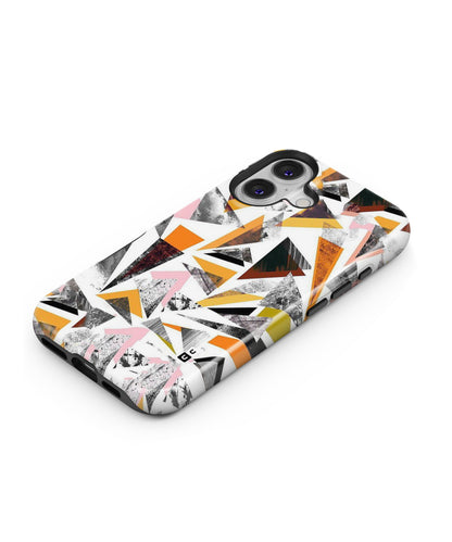 Abstract Sketchy Triangles MagSafe Bumper Case