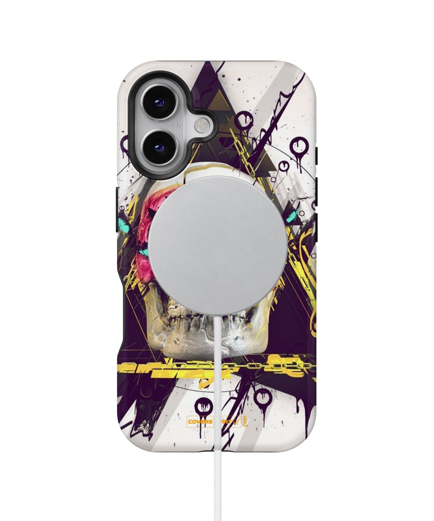 Abstract Skull MagSafe Bumper Case