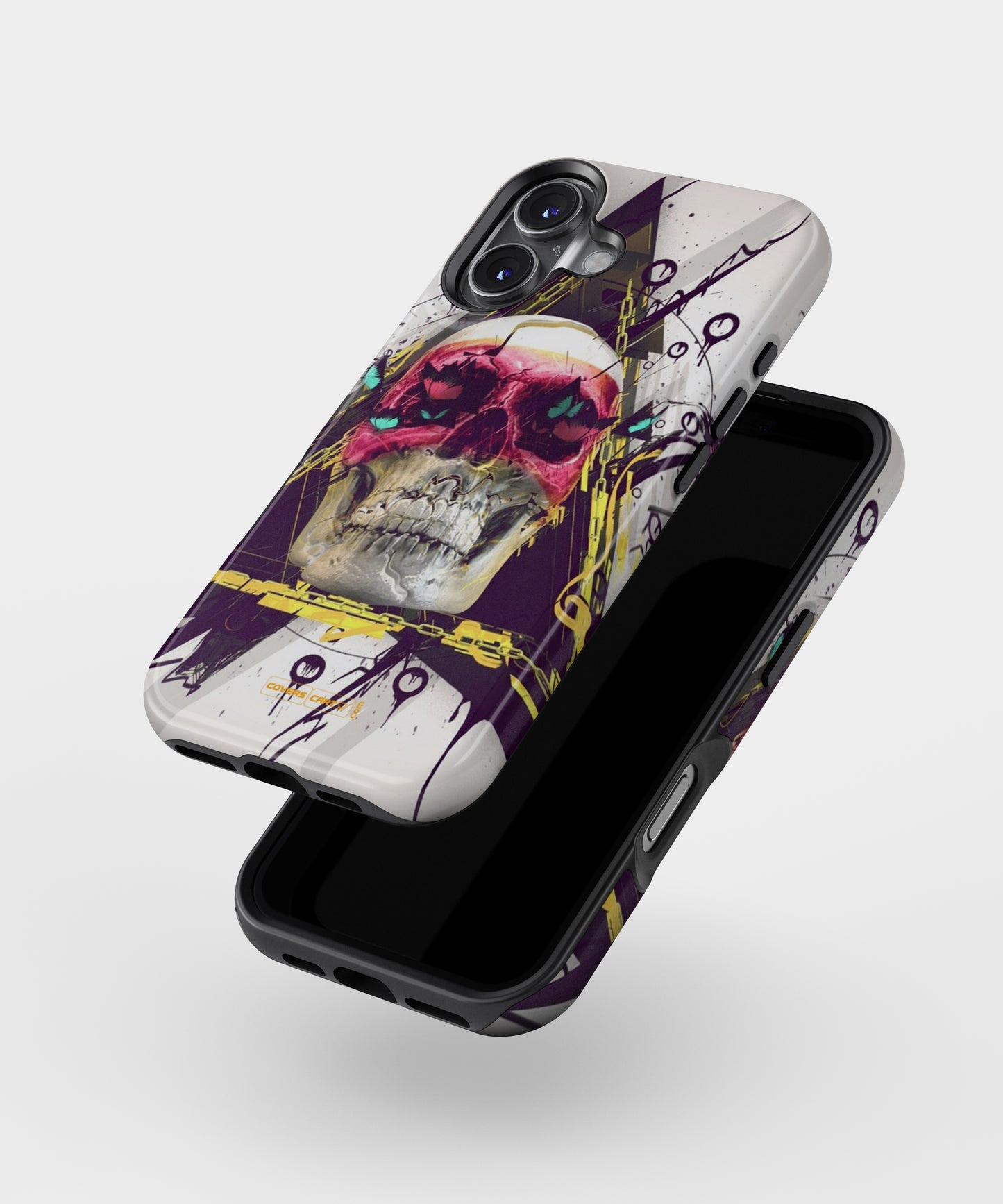 Abstract Skull MagSafe Bumper Case