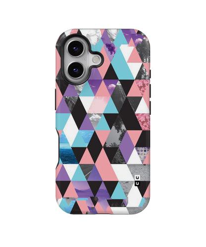 Abstract Splash Triangles MagSafe Bumper Case