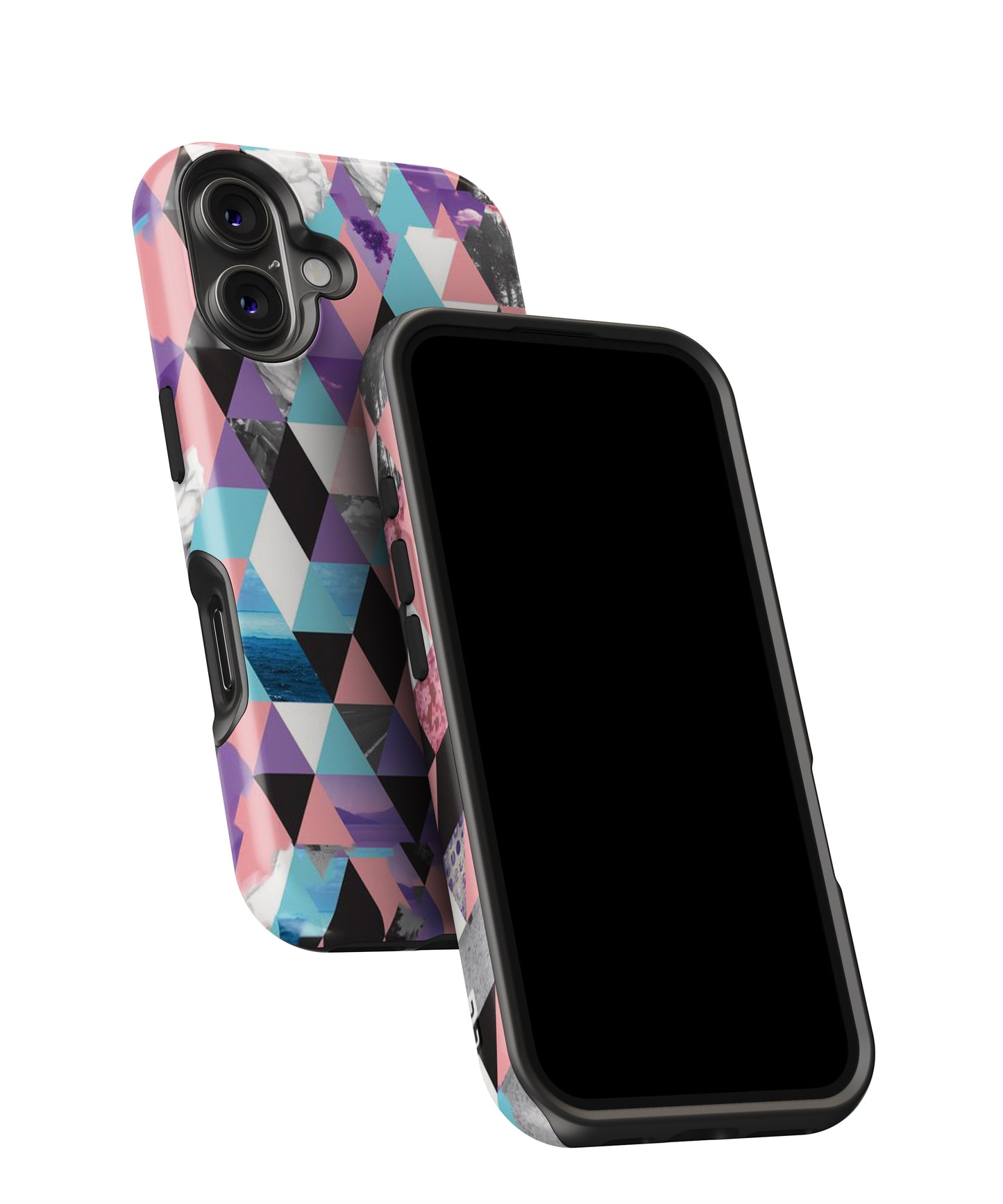 Abstract Splash Triangles MagSafe Bumper Case