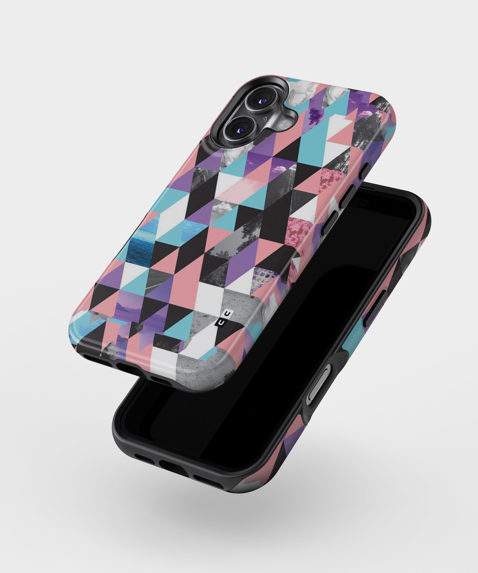 Abstract Splash Triangles MagSafe Bumper Case