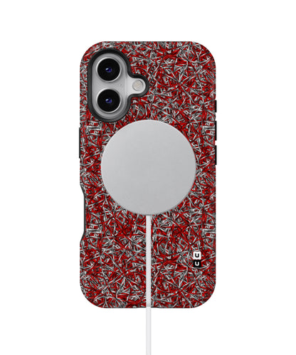 Abstract Threads MagSafe Bumper Case