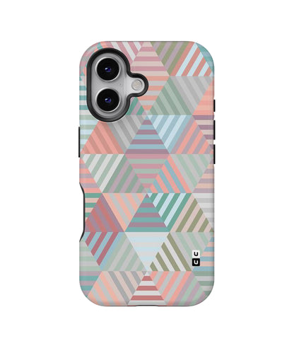 Abstract Triangle Lines MagSafe Bumper Case