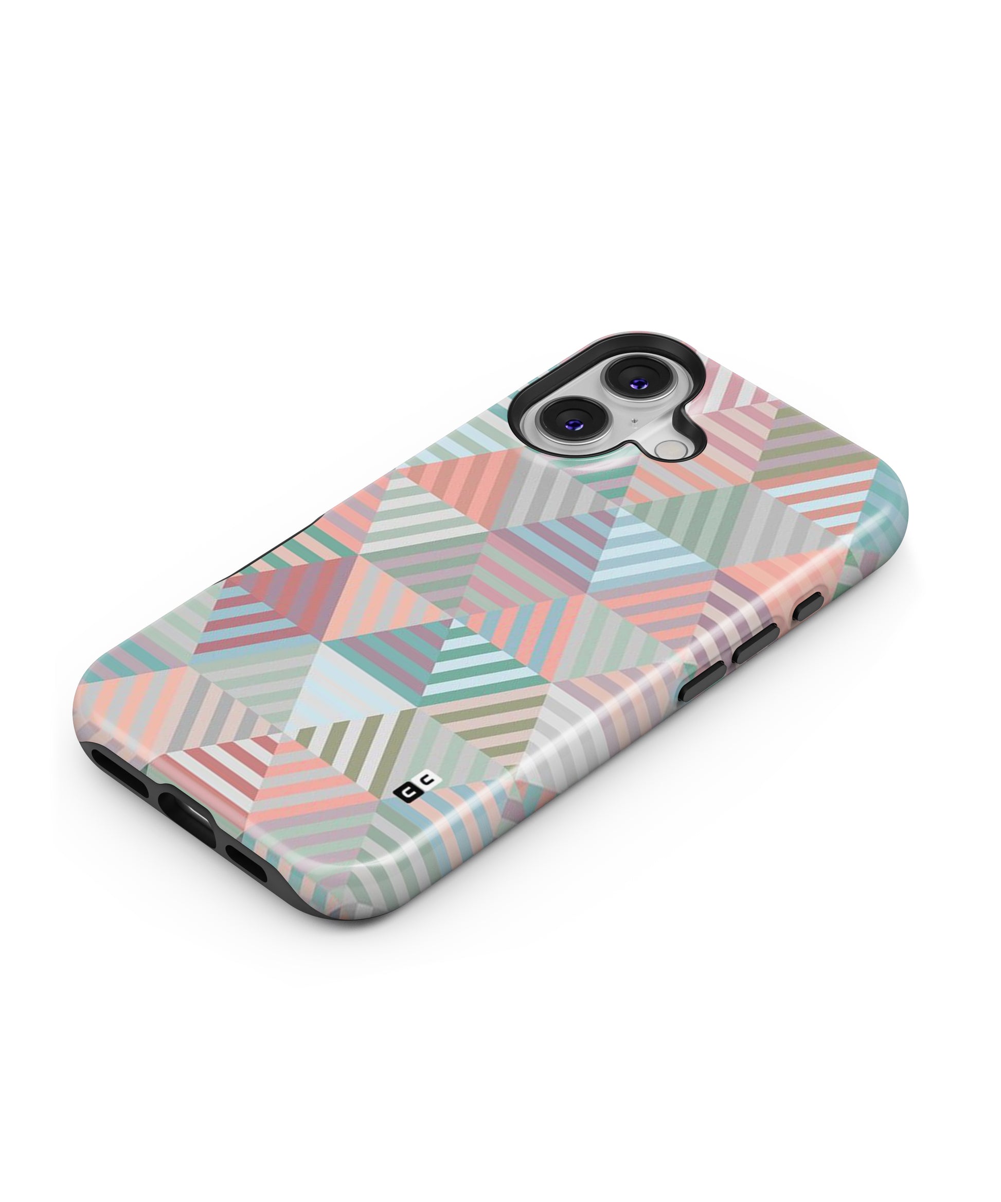 Abstract Triangle Lines MagSafe Bumper Case