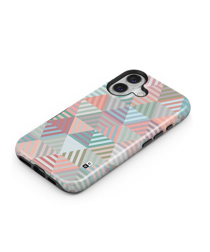 Abstract Triangle Lines MagSafe Bumper Case