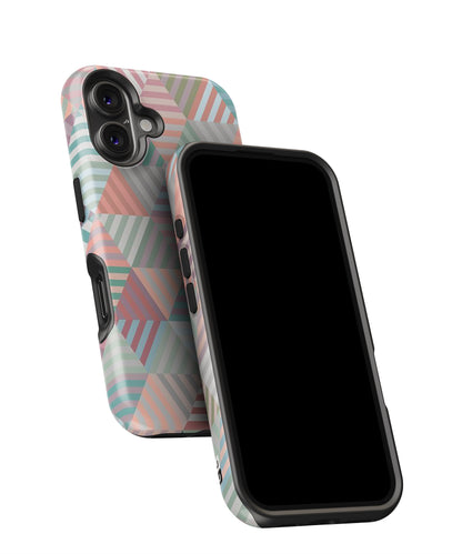 Abstract Triangle Lines MagSafe Bumper Case