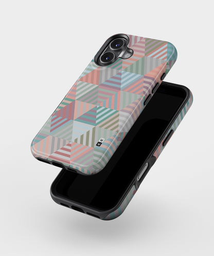 Abstract Triangle Lines MagSafe Bumper Case