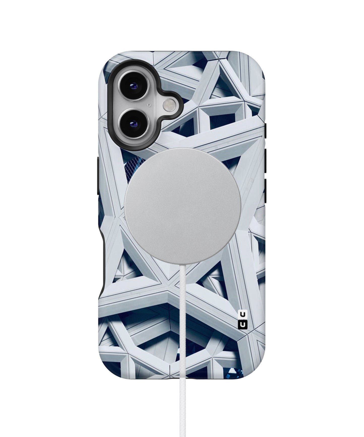 Abstract White Lines MagSafe Bumper Case