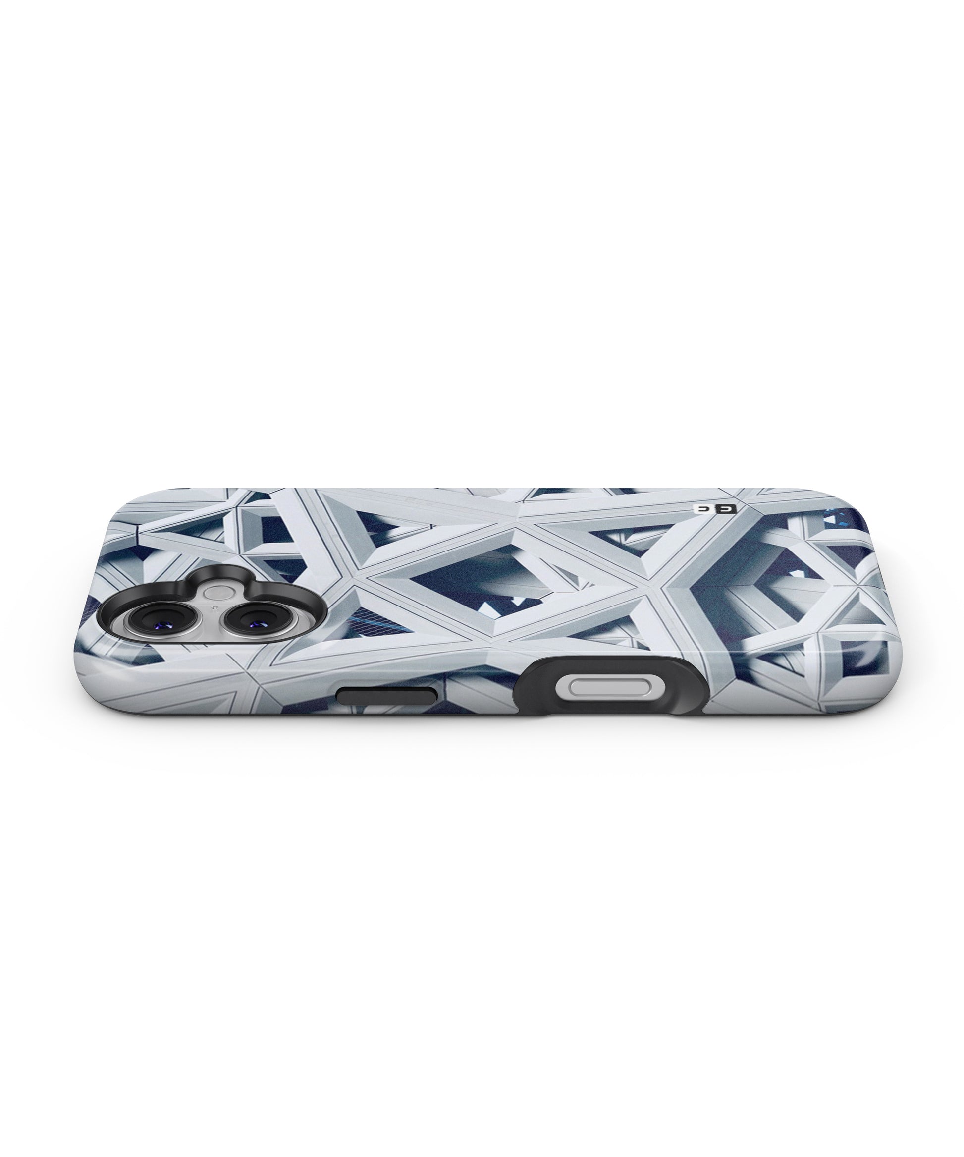 Abstract White Lines MagSafe Bumper Case