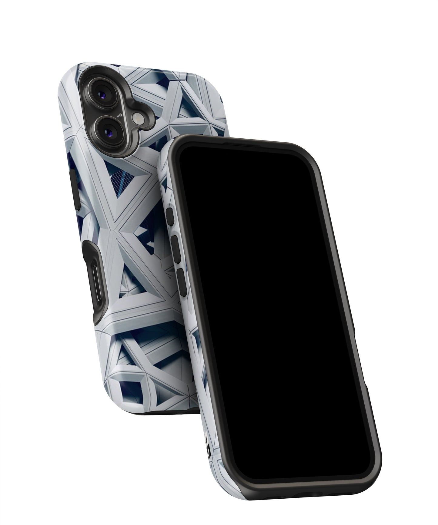 Abstract White Lines MagSafe Bumper Case