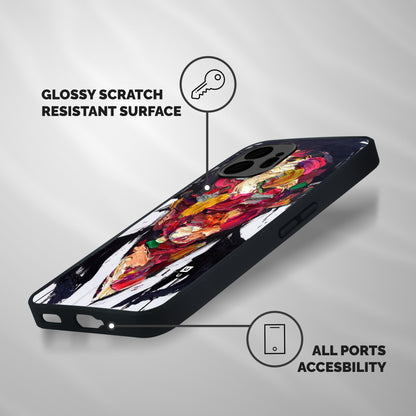 Acrylic Face Shockproof Hybrid Protection (Metal + TPU) Back Case Cover