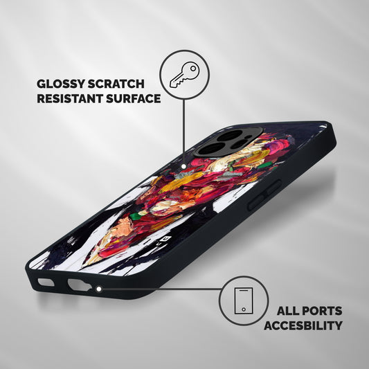 Acrylic Face Shockproof Hybrid Protection (Metal + TPU) Back Case Cover