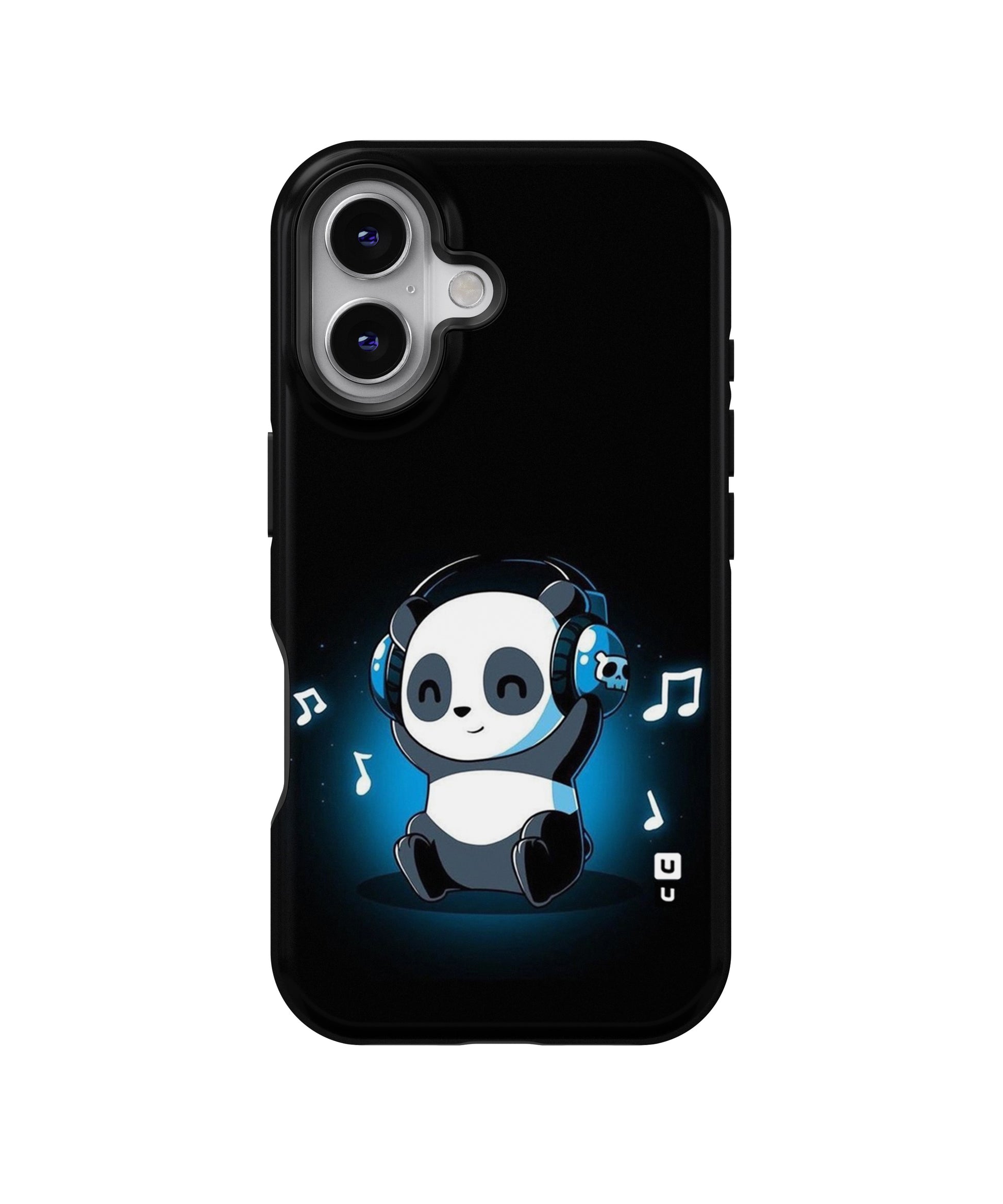 Adorable Panda Enjoying Music MagSafe Bumper Case