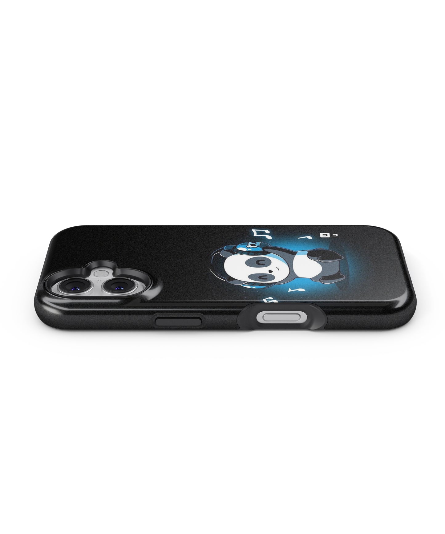 Adorable Panda Enjoying Music MagSafe Bumper Case