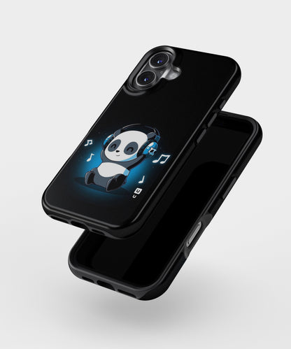 Adorable Panda Enjoying Music MagSafe Bumper Case