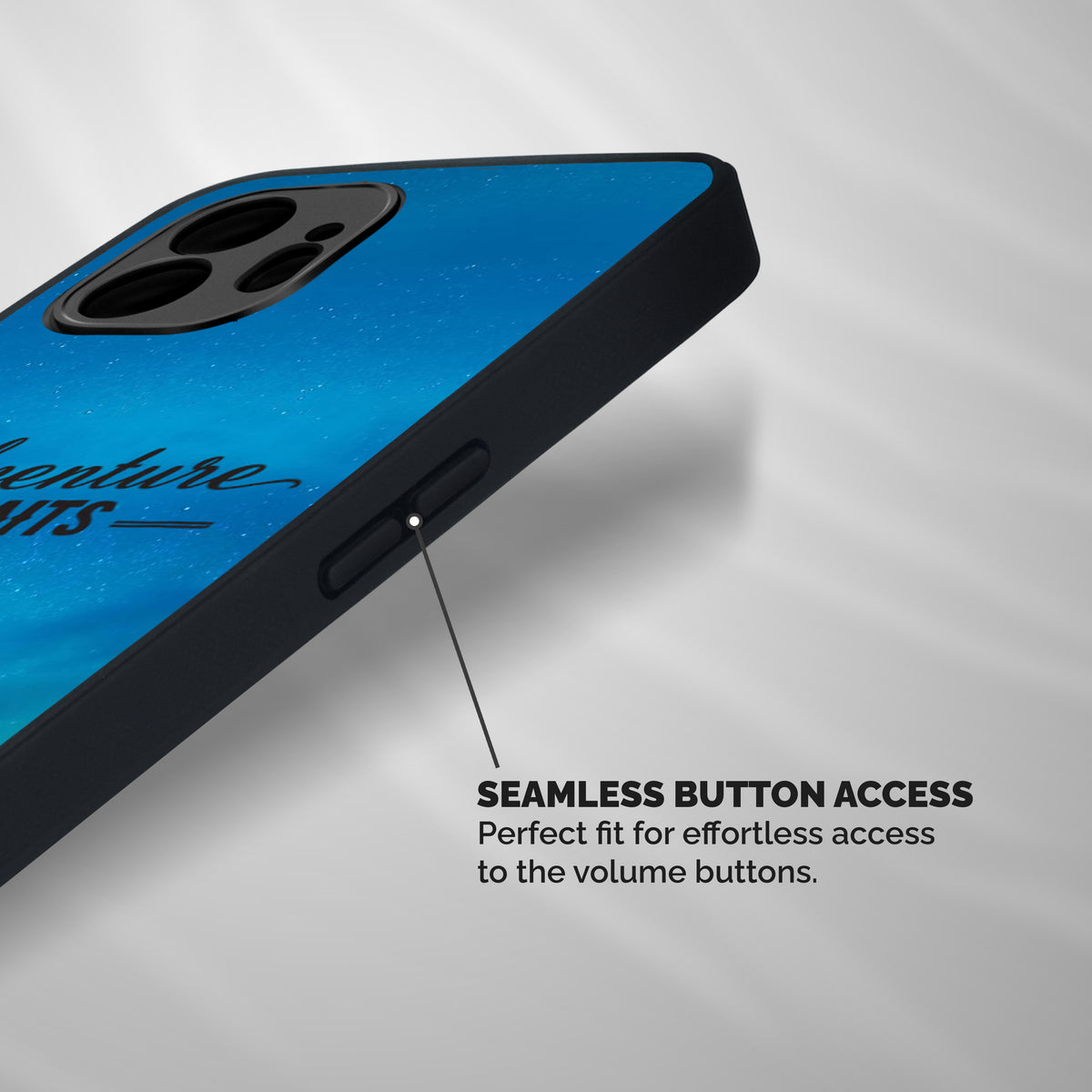 Adventure Awaits Shockproof Hybrid Protection (Metal + TPU) Back Case Cover