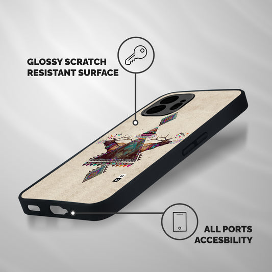 Aesthetic Bull Shockproof Hybrid Protection (Metal + TPU) Back Case Cover